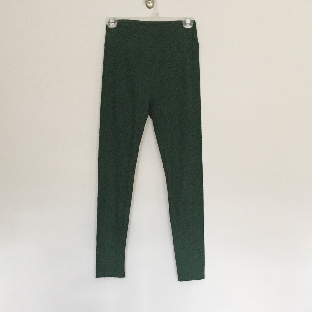 LuLaRoe OS Forest Green Leggings